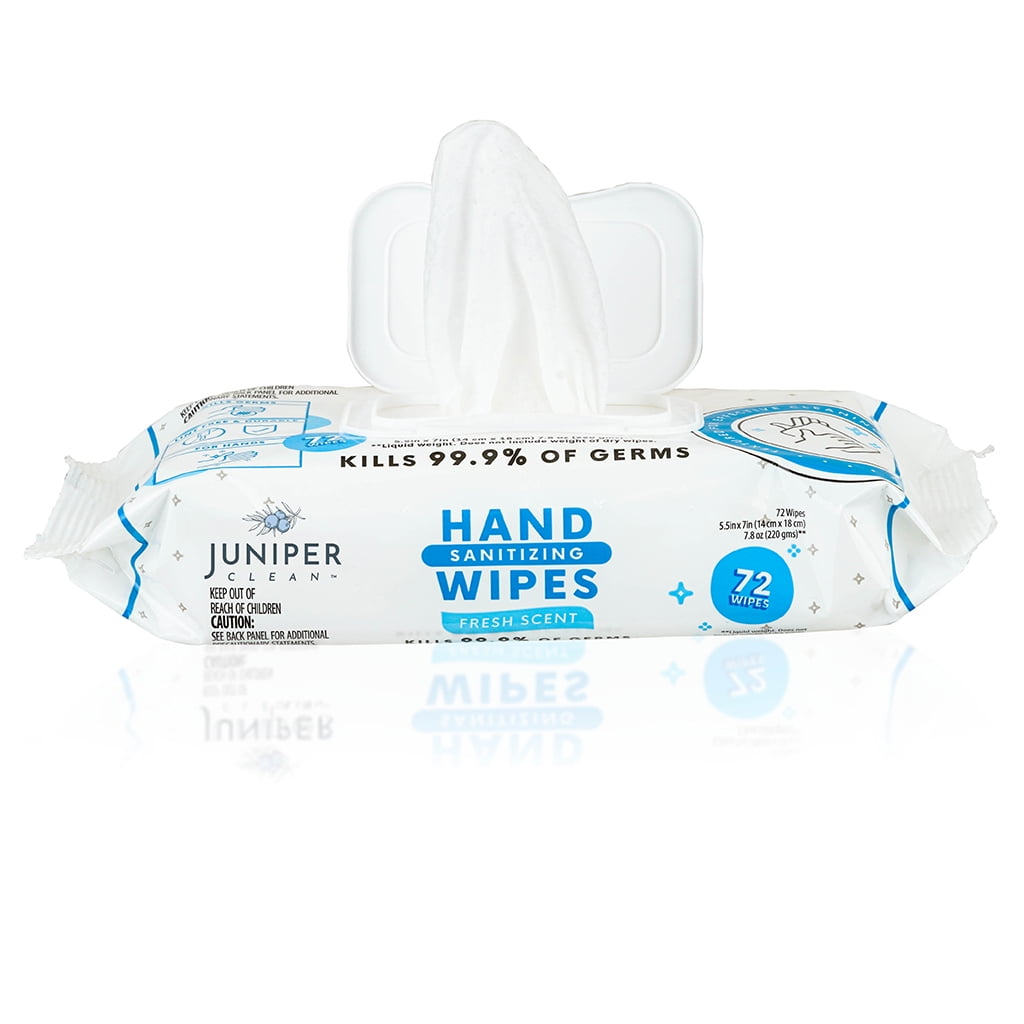 Sanitizing Hand Wipes, 6.75 x 6, Fresh Citrus, White, 270 Wipes/Canister -  ASE Direct