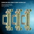 thumbnail image 4 of 35mm DIN Rail Fasten Clip, Strong Construction 10Pcs DIN Rail Fixed Clamp Fasten Clip, For Relay Mounting, 4 of 8