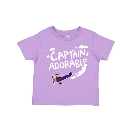 

Inktastic Captain Adorable Plane Gift Toddler Boy or Toddler Girl T-Shirt