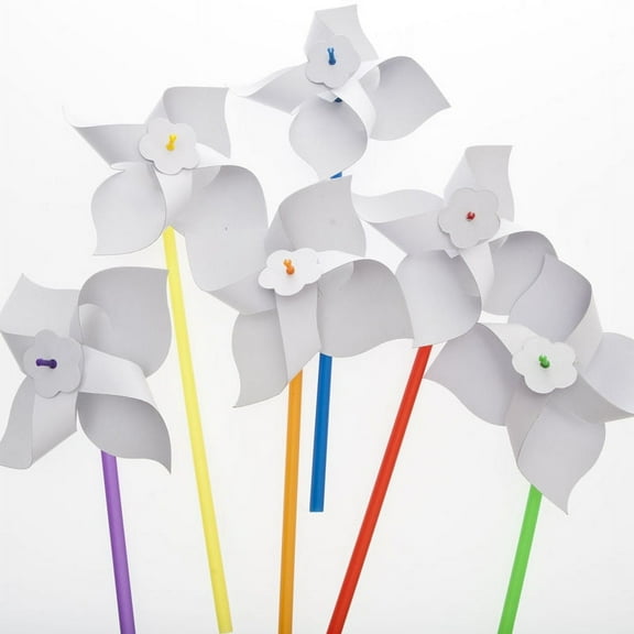 Do It Yourself Paper Pinwheels - 24 Pc - Craft Kits - 24 Pieces
