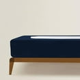 thumbnail image 5 of DNG Creations 1 Piece Box Spring Cover 100% Egyptian Cotton Wrap Around 4 Sides for Hotel & Home, Fits Box Springs up to 15 Inch Deep Pocket ( Solid Navy Blue - Queen ), 5 of 7