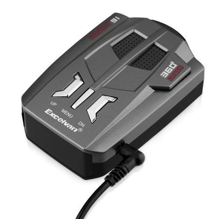 Radar Detector, Excelvan Vehicle 360 Degrees In Car Trucker Speed V9 Anti Police Radar Detector Voice Alert Warning w/ LED (Best Speed Radar Detector)