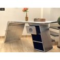 thumbnail image 4 of NauticalMart Aviator Airplane Wing Desk Aluminium Table Aviator Home Office Living Room Furniture (68 Inches), 4 of 5