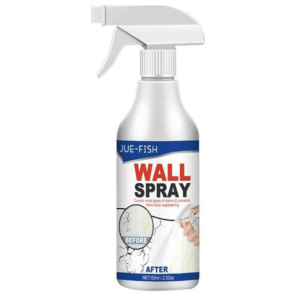 Pompotops Versatile Wall Repair Paint Wall Spray Paint Protection Water-based Paint Graffiti Refurbishment Stain Repair Paint Self-spray(60ml) Clearance