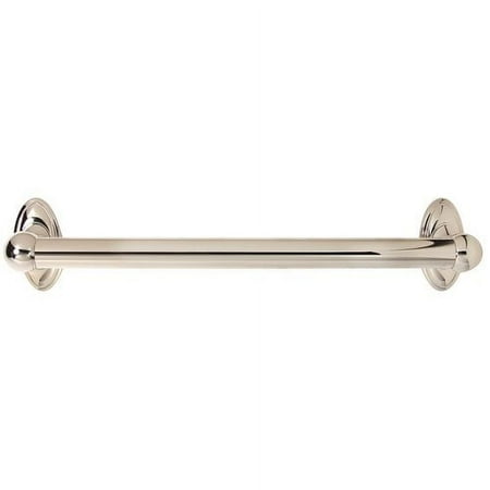 Alno Inc Classic Traditional 18'' Grab Bar with Brass Construction