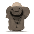 thumbnail image 3 of Sombrero  Cazador Con Capa Protección Del Sol Unitalla Malubero Café, 3 of 4