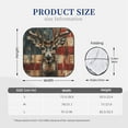 thumbnail image 6 of Uemuo American Flag Deer Art Printed 2 PCS Car Windshield Sun Shade, Auto Sun Heat and UV Rays Blocker, Foldable Automotive Front Window Sunshade Protector, 6 of 7