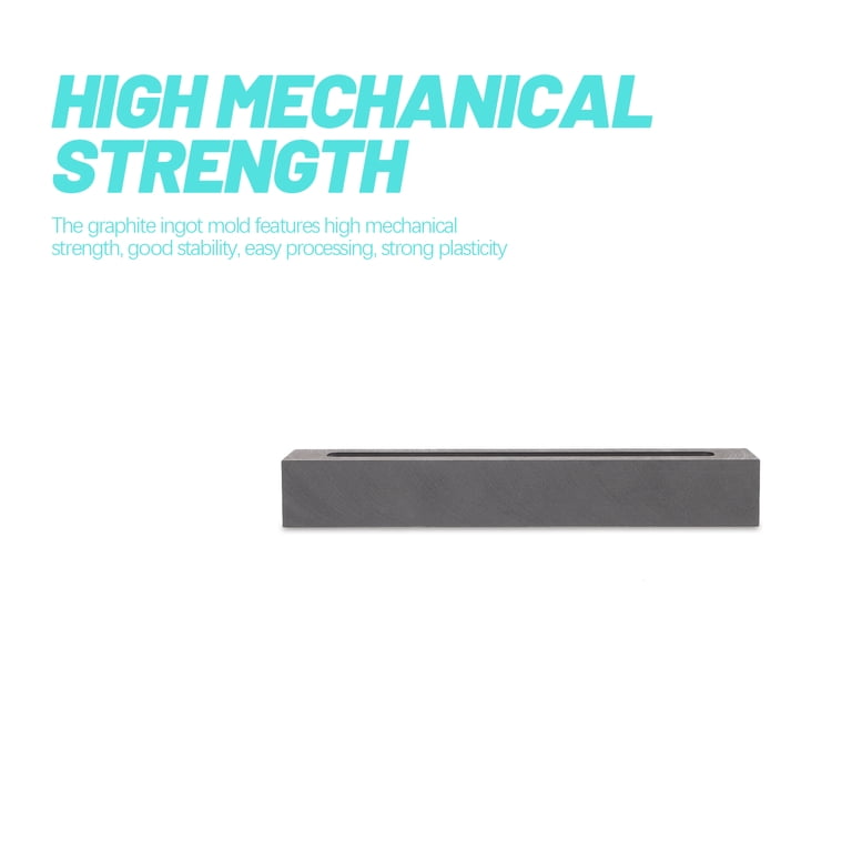 2pc High-purity Graphite Ingot Mold For Gold Silver Copper Melting Refining Tool | UK
