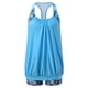 thumbnail image 5 of ¡Rebajas! Trajes de baño tankini Prolriy para mujer, trajes de baño tankini de dos piezas, tops de baño tipo blusón con espalda en T y shorts tipo bóxer, trajes de baño deportivos para mujer, azul, 5 of 7