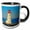 Black/White, variant on 3drose, Canada, Nova Scotia. Peggys Cove Lighthouse at Dawn, 11oz Magic Transforming Mug