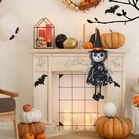 

Yishangzhng Halloween Hanging Witch Decoration Halloween Decoration Indoor Witch Dolls Halloween Witch Decoration Halloween Hanging Dolls Horror Party 5 Year Old Boy Gift Girl Toys