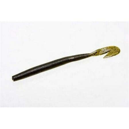 Zoom 113-025 7 in. Magnum U-V Speed Worm 8BG-Green & Pumpkin Bait Fishing Lure