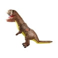 thumbnail image 1 of Disfraz de dinosaurio inflable Salvador T Rex disfraz de Halloween soplado por aire para Festival de Mardi Gras fiesta marrón, 1 of 10