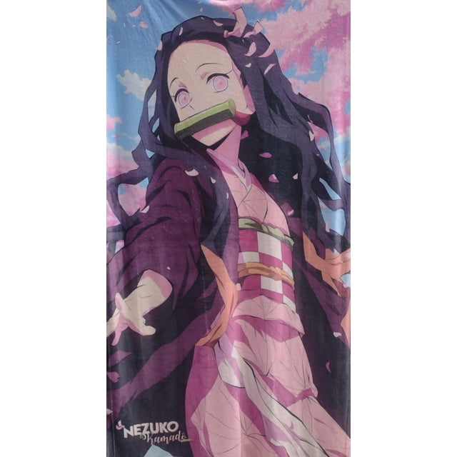 Exclusiva! Cobija Frazada Ultra Suave Demon Slayer Kimetsu no Yaiba Nezuko Body