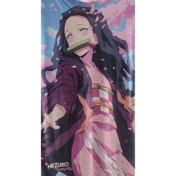Exclusiva! Cobija Frazada Ultra Suave Demon Slayer Kimetsu no Yaiba Nezuko Body
