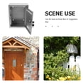 thumbnail image 2 of Shisuyan Outdoor Metal Locking Mailbox Wall Mounted Locking Mailbox with Slot Stainless Steel Mailbox for Outside Suggestion Box Mail Case, 2 of 8