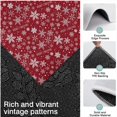 thumbnail image 3 of Red Christmas Snowflake Pattern Kitchen Rugs Sets Of 3,Kitchen Runner Rugs Non Skid Washable,Decorative Kitchen Floor Mats for Kitchen,Sink,Laundry,17"x30"+ 17"x47" + 17"x59", 3 of 6
