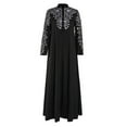 thumbnail image 4 of Zorckvet Casual Dresses for Women Lace Crewneck Plus Size Long Fashion Graphic Womens Dress, 4 of 6