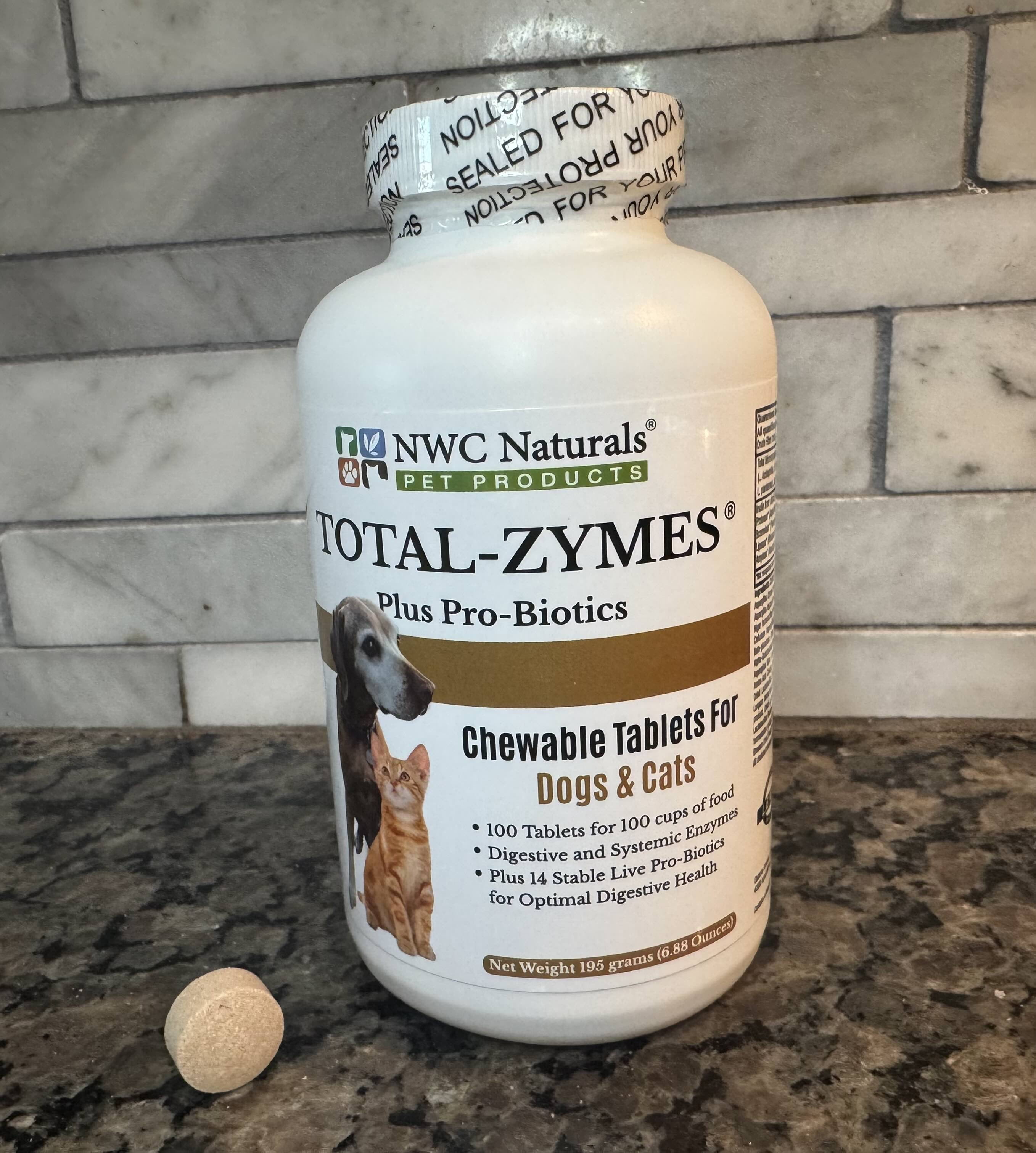 Total-Zymes Plus digestive enzyme, probiotic combo for pets