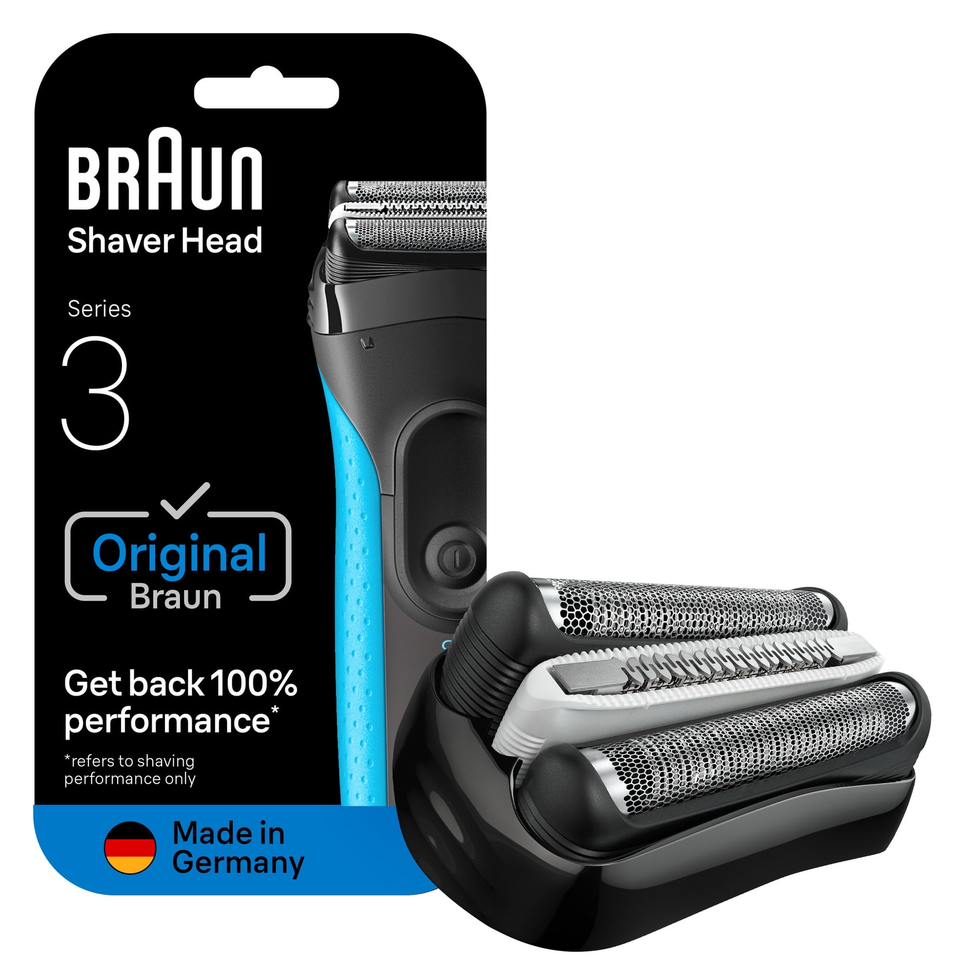 Braun Series 3 32B Electric Shaver Head Replacement Cassette - Black