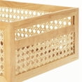 thumbnail image 5 of mDesign Large Natural Cane Kitchen Storage Bin with Handles, 6 Pack, Natural, 5 of 8