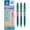 Green, variant on Pilot FriXion Clicker Fine Erasable Rollerball Pen - Retractable 0.7mm Nib - Wallet Pack of 3 - Black Ink