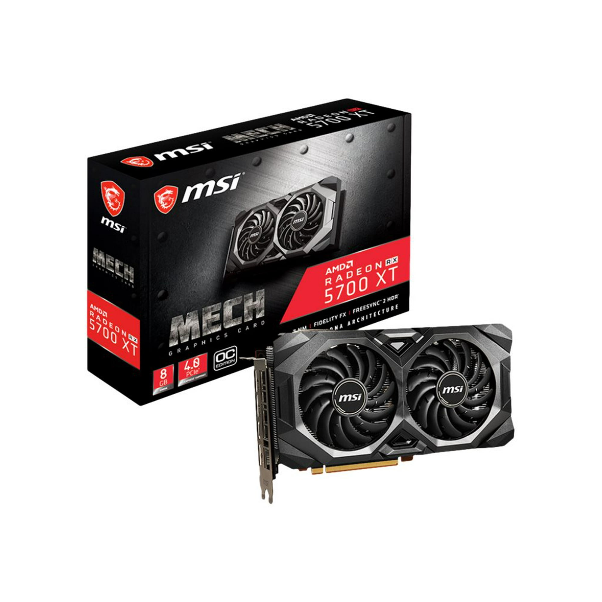 MSI Radeon RX 5700 XT MECH OC - Graphics card - Radeon RX