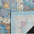 thumbnail image 4 of SAFAVIEH Aria Rosalin Traditional Area Rug, Blue/Cream, 6'5" x 6'5" Square, 4 of 6