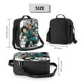 thumbnail image 2 of Deku My Hero Academia Izuku Insulated Lunch Bag Portable Thermal Lunchbag Reusable Bento Tote Bag Snack Bags, 2 of 9