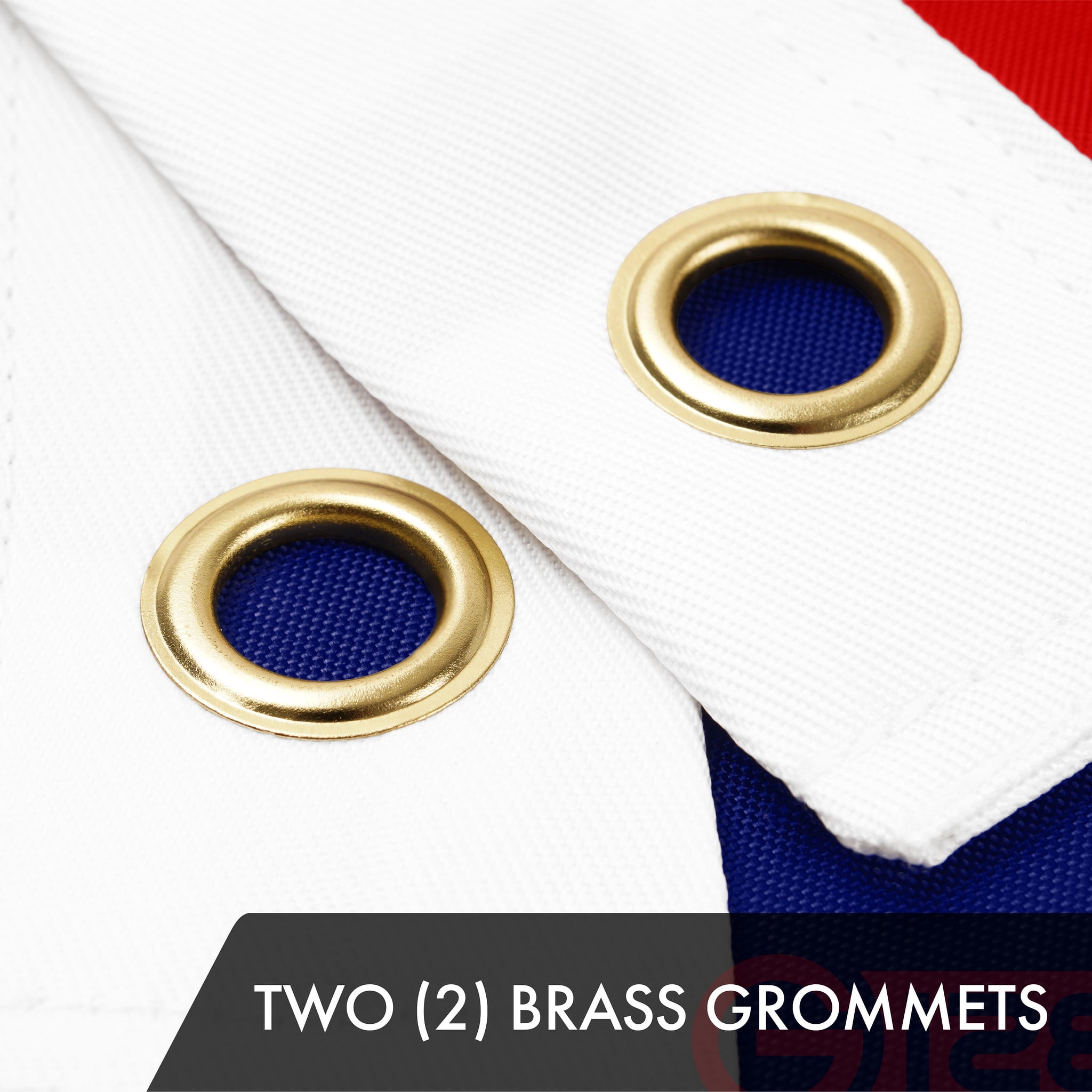 G128 Combo Pack: American USA Flag 2x3 Ft & Betsy Ross 1776 Flag 2x3 Ft | Both ToughWeave Series Embroidered 300D Polyester, Embroidered Design, Indoor/Outdoor, Brass Grommets