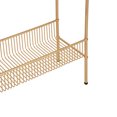 thumbnail image 4 of Kate and Laurel Trubey Table de Console Élégante Étroite, 30 x 30 x 10, Moderne Glam Slim Entrée Table avec Rack de Stockage de Fil de Fond et Table en Miroir, 4 of 8