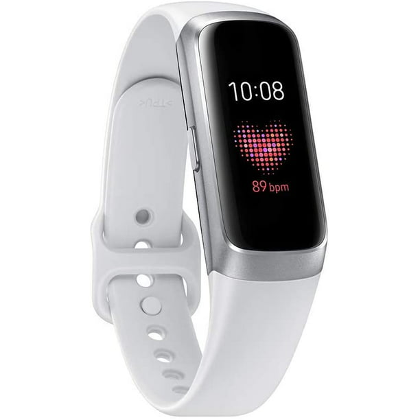 Restored Samsung Galaxy Fit SM-R370 Bluetooth Smartwatch Silver/White (Refurbished) - Walmart.com