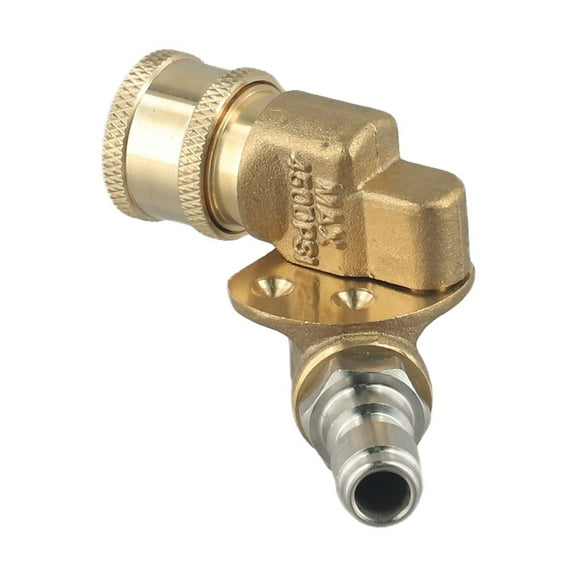 Pressure Washer Nozzle For 360 Degree Pivoting Coupler Cleaning Connector Smile Home