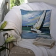 thumbnail image 3 of Two and a Sailboat Fabric Decorative Pillow, 3 of 4