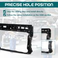 thumbnail image 3 of CLH Radiator Support Replacement Radiator Core Support Assembly, 3 of 10