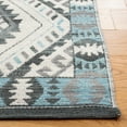 thumbnail image 3 of SAFAVIEH Kilim Sherman Tribal Area Rug, Ivory/Blue, 5' x 8', 3 of 8