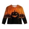 thumbnail image 5 of Halloween 2025 NEW Girls Long Sleeve Shirts Black Girls Tops Trendy Size 7-8 Cute Ghost Shirt Kids Crew Neck T-shirts Girls Tops Tween Girls Clothes, 5 of 5