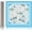 Blue-white, variant on Mahjong Mat - 32x32 Inch Multi-Game Mat with Carrying Case | Waterproof, Anti-Slip Surface, Noise Reduction, For Mahjong, Poker, Board and Tile Games