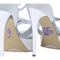 thumbnail image 2 of Unik Occasions Rhinestone I Do Classic Wedding Shoe Stickers, Baby Blue, 2 of 3
