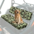thumbnail image 3 of Yuyamidu Dinosaur UTV Seat Covers UTV Accessories Compatible with Mule 4010 4000 3000 3010 2001-2023 2025 Full Protection Green Camo Mule Bench Seat Cover Backrest Cover 2 PCS, 3 of 7