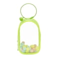 thumbnail image 2 of Almencla Clear Figure Display Bag Portable Doll Storage Case Dustproof Keychain Tiny Pouch Backpack Decor Mini Doll Figure Display Bag Green, 2 of 8