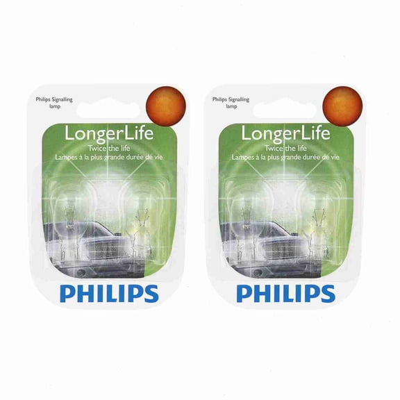 2 pc Philips 906LLB2 Long Life Back Up Light Bulbs