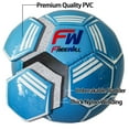 thumbnail image 3 of Neon Soccer Ball - Size 5 - Suitable for Kids School Training Practice or Boys & Girls gift - Blue, 3 of 4