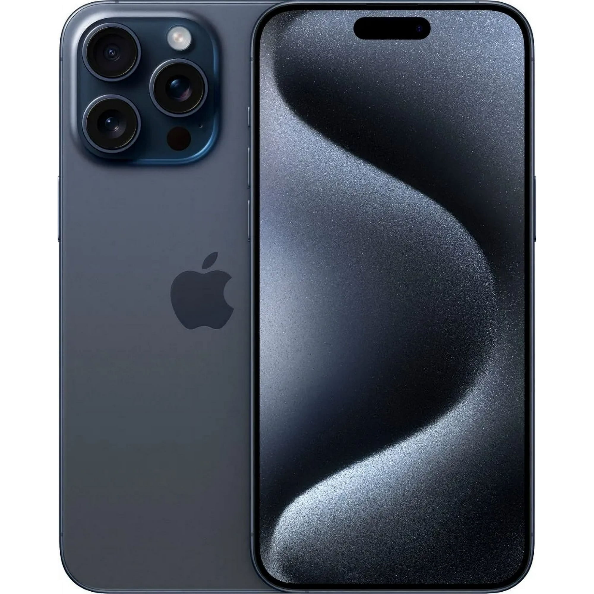 Pre-Owned Apple iPhone 15 Pro Max A2849 256GB Blue Titanium (US Model) - Factory Unlocked Cell Phone