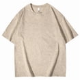 thumbnail image 3 of WIZUTIZ Men's Short Sleeve T-Shirt Solid Color Crew Neck Quick-Dry Sports Top Cotton Blend Breathable Lightweight for Running Gym Daily Casual Wear Mens Fashion, 3 of 4