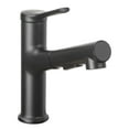 thumbnail image 3 of Better Homes and Gardens Pull-Out Bathroom Sink Faucet with Pop-up Drain and Optional Deckplate, Matte Black, 3 of 10