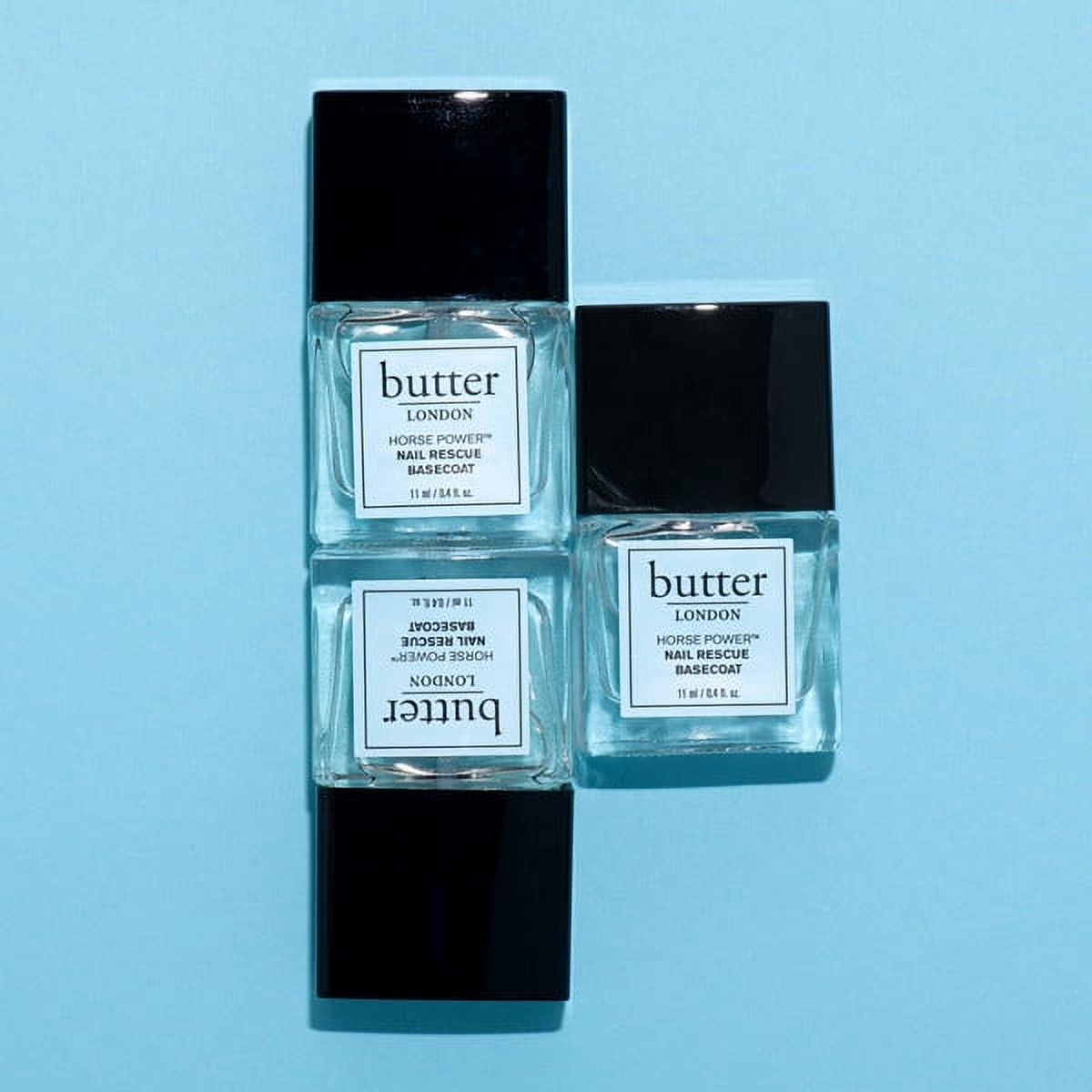 butter LONDON Horse Power Nail Rescue Strengthener Basecoat Nail Polish, 0.4 fl oz