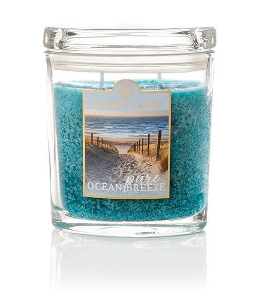 Colonial Candle Pure Ocean Breeze 8 Oz 2 Wick Candle, Blue