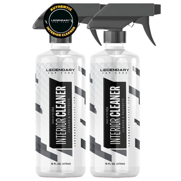 Limpiador de interiores Legendary Car Care 473 ml, paquete de 2
