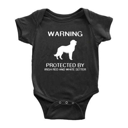 

Warning: Protected by A Irish Red And White Setter Dog Funny Baby Bodysuits (Black 3-6 Months)